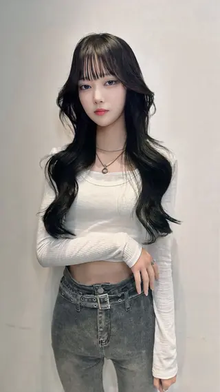 ロング 中韓🇨🇳🇰🇷 🤍TAKAHIROのヘアスタイル