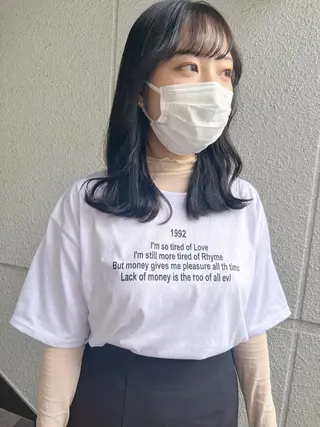 ミディアム カラー カラーパティシエ facce🌼ikoのヘアスタイル