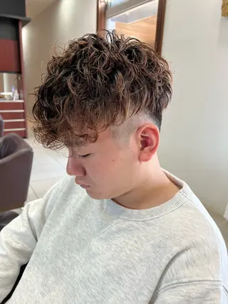 パーマ メンズ 宮本丈也/金沢美容室 /理美容/パーマのヘアスタイル