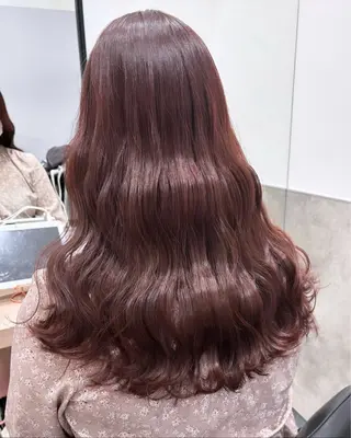 セミロング カラー 💗ガーリーヘア🎀 saki💗のヘアスタイル