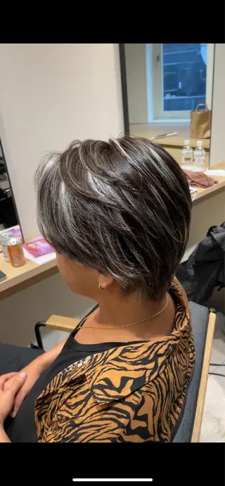 カラー メンズ Le'a所属・渋谷/フェード/ 國分 翔のヘアスタイル