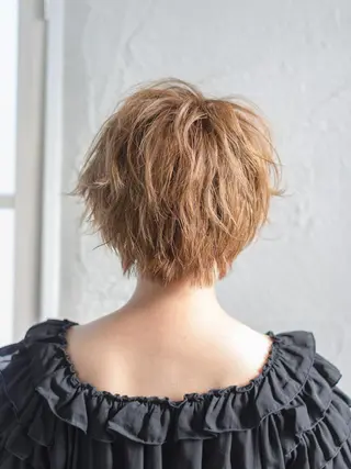ショート カラー 池袋センターパート No.1 裕大のヘアスタイル
