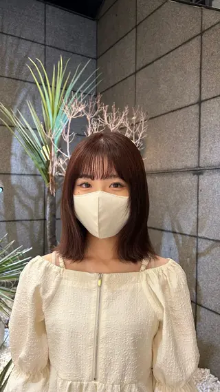 カラー ꪆৎ平行アーチ ྀི ワカナの眉毛・アイブロウイメージ