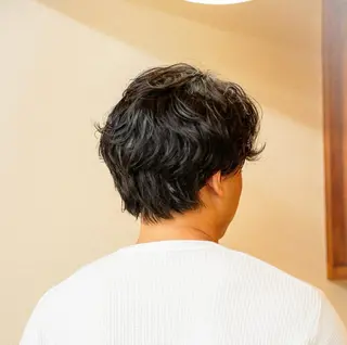 ミディアム カラー パーマ メンズ 🔗メンズサロン🔗 Kieのヘアスタイル