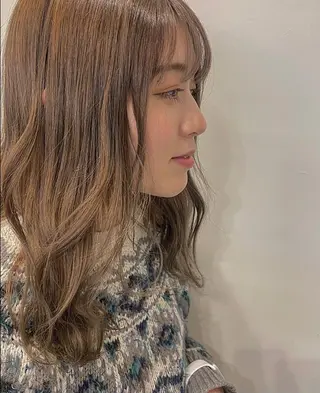 ロング カラー カノエ 乃木店のヘアスタイル