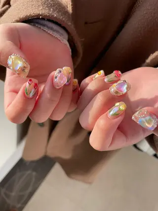 ミディアム m kaori𓃟のネイルデザイン