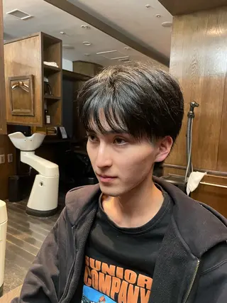 ミディアム メンズ THE BARBER東京所属・三浦 練のヘアスタイル