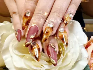 ネイル サロンドラフィーユ LAFEUILLEのネイルデザイン