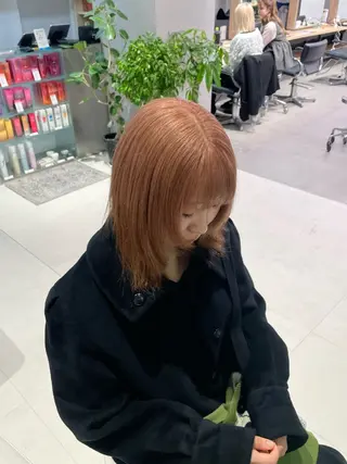 カラー とば みゆうのヘアスタイル