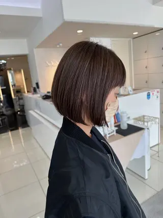 ミディアム カラー 田中 あかねのヘアスタイル