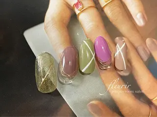 ネイル フルリール 【プライベートサロンのネイルデザイン