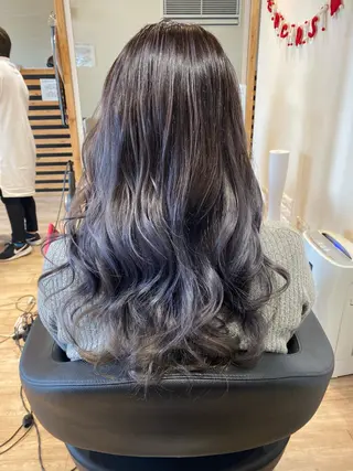ロング カラー 関口 友行のヘアスタイル