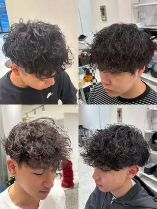 パーマ 永田虹輝 ド色気パーマのヘアスタイル