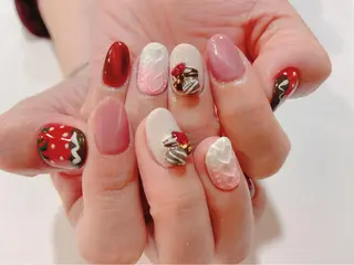 ネイル 長さだし専門店 M2　rikaのネイルデザイン