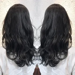 ロング カラー シールエクステ⭐️ オオミタクヤのヘアスタイル