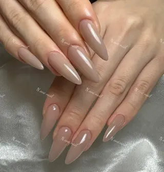 ネイル 長いだし/スカルプ/ パラシェルN.oneのネイルデザイン