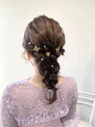 セミロング ヘアアレンジ 🫧【公式】 Lig.横浜🫧のヘアスタイル