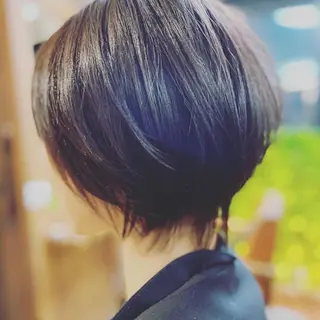 ショート スローエイジング/ ダメージレス鈴木慎一のヘアスタイル