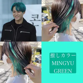 ミディアム カラー mira share salon所属・ブリーチカラー🐼 sayukiのヘアスタイル