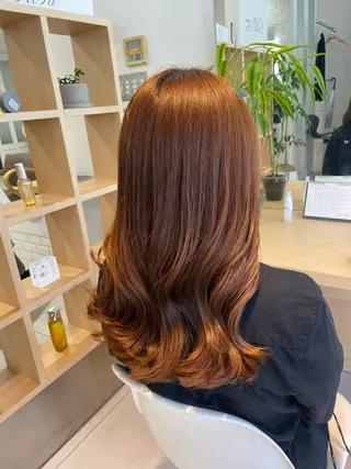 ロング nuu 栄所属・🧸SAKI🎀 韓国レイヤーのヘアスタイル