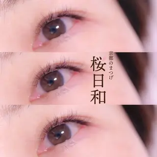 マツエク・マツパ 京都のまつげ桜日和 小島美桜のマツエク・マツパデザイン