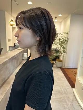 ミディアム カラー lelu所属・lelu / 佐々木のヘアスタイル