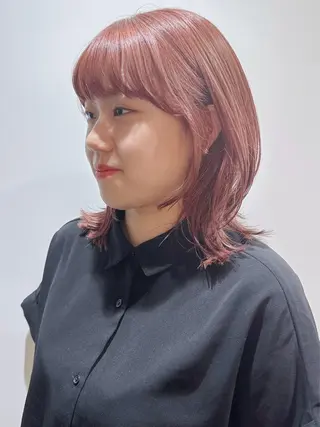 ミディアム モリオフロムロンドン原宿本店所属・ショート/ボブ/ハイ トーン/Nanahaのヘアスタイル