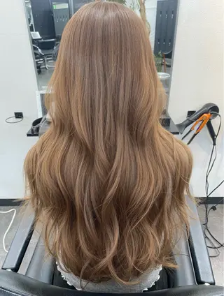 ロング カラー 韓国風/艶カラー/ 透明感/水野啓太のヘアスタイル