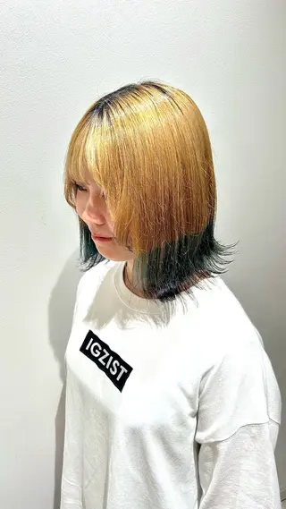 ミディアム カラー 【カットモデル募集中 】ちもも🩵ྀིのヘアスタイル