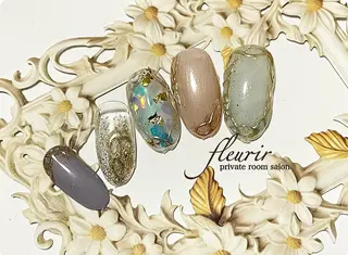 ネイル フルリール 【プライベートサロンのネイルデザイン