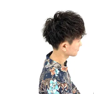 パーマ メンズ 柏メンズカットパーマ NO.1タイチのヘアスタイル