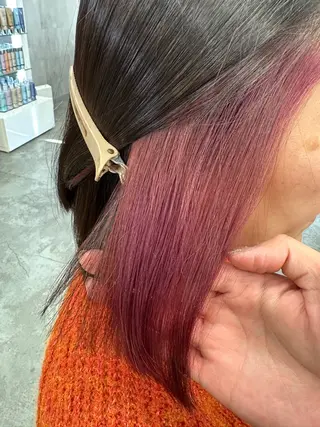 ミディアム 鈴木 菜々映のヘアスタイル