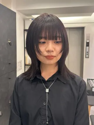 ミディアム カラー 銀座/ヘアセット シマムラ ミホのヘアスタイル