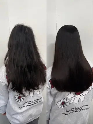 ロング ひろし/髪質改善/ 縮毛矯正/上品✨のヘアスタイル