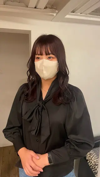 セミロング カラー 原宿/ケパーマ 🧺ユウマのヘアスタイル