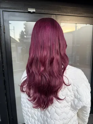 ロング カラー 透明感カラー/パーマ 🌀アオノのヘアスタイル