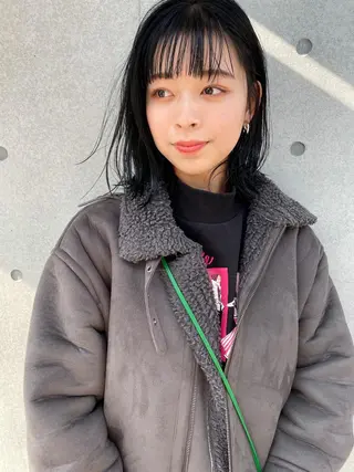 ミディアム カラー センスをお届けします 大谷将生INFPのヘアスタイル