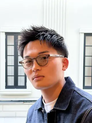 ショート メンズ DAD　BARBERSHOP所属・三宮メンズカット ヨシイッキのヘアスタイル