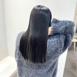 ミディアム カラー 髪質改善絹髪質感TR レイヤーカット/熊澤のヘアスタイル