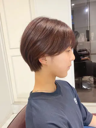 ショート カラー ショートカット パーマ石井のヘアスタイル