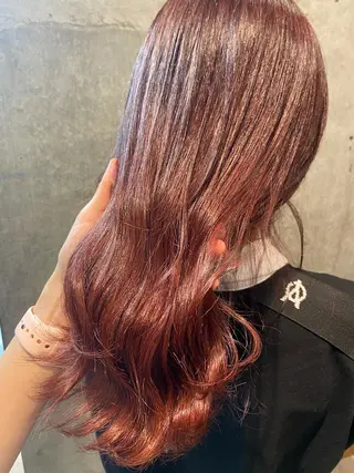 セミロング カラー 暗髪/艶髪/Ono .のヘアスタイル