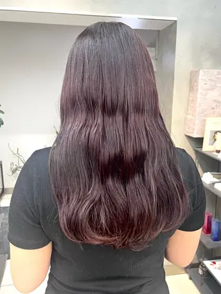 ロング カラー 顔まわり/ボブウルフ 🤍愛唯(めい)のヘアスタイル