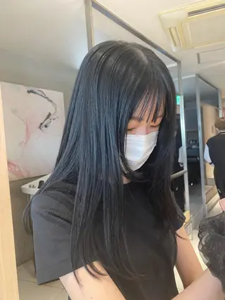 ロング カラー 艶髪/ダークトーン 🩶丸山日向のヘアスタイル