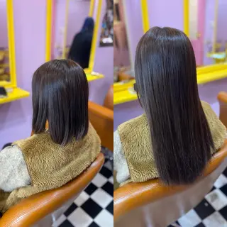 ミディアム チビ編み込みエクステ どぅ〜す/YUIのヘアスタイル