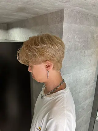 ミディアム カラー パーマ ヘアアレンジ ネイル マツエク・マツパ アイブロウ ダブルカラー 新宿のヘアスタイル