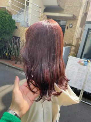 ミディアム カラー 韓国ヘア🫧艶カラー 🫧髪質改善/オオヤのヘアスタイル