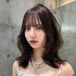 ミディアム 🎀𝑆𝐴𝑅𝐴 /レイヤーカット🎀のヘアスタイル