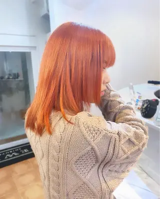 ミディアム カラー JEWIL SHIBUYAのヘアスタイル