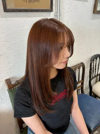 セミロング 長尾 空稜のヘアスタイル