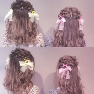 ロング ヘアアレンジ Aries🫧 missa𓂃🤍のヘアスタイル